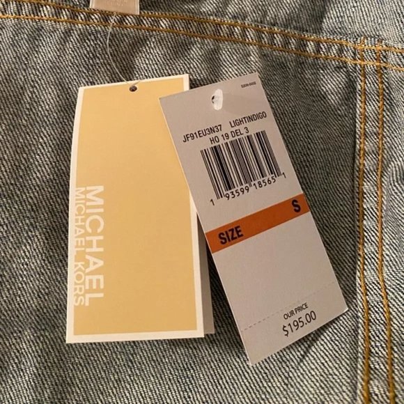 💖MEGA SALE💖💥 Faux Fur Denim Jacket Collar LightInd JF91EU3N37 - Picture 8 of 8